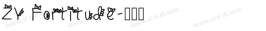 ZY Fortitude字体转换